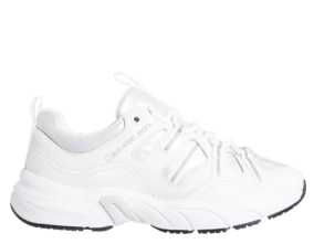 CALVIN KLEIN RETRO TENNIS 레이스업 MIX REFL WN 스니커즈 화이트